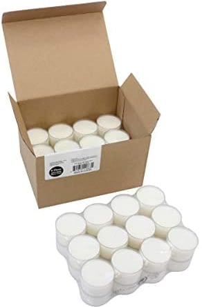 Stonebriar 8 Hour Long Burning Unscented Clear Cup Tea ...